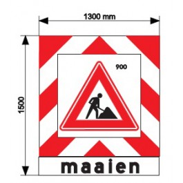 Actiescherm type 2 | H1500 x B1300mm | maaien